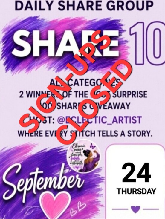 Handmade Other - Share 10 9/24/26 CLOSED